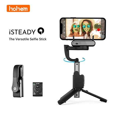 revolving selfie stick|isteady q selfie stick.